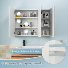 Load image into Gallery viewer, 36" Bathroom Medicine Cabinet with 3 Mirrors
