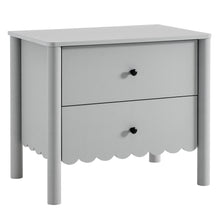 Load image into Gallery viewer, Emmeline Scalloped 2-Drawer Nightstand by Modway
