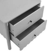 Load image into Gallery viewer, Emmeline Scalloped 2-Drawer Nightstand by Modway
