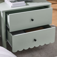 Load image into Gallery viewer, Emmeline Scalloped 2-Drawer Nightstand by Modway
