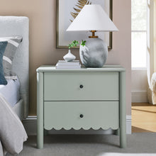 Load image into Gallery viewer, Emmeline Scalloped 2-Drawer Nightstand by Modway
