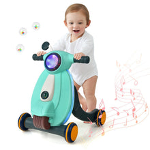 Load image into Gallery viewer, 2 in 1 Baby Sit to Stand Learning Walker with Lights and Sounds-Green
