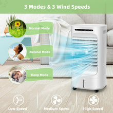 Load image into Gallery viewer, 4-in-1 Portable Evaporative Air Cooler with Timer and 3 Modes-White
