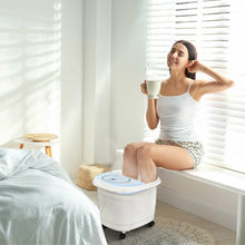 Load image into Gallery viewer, Foot Spa Bath Massager with 3-Angle Shower and Motorized Rollers-Blue
