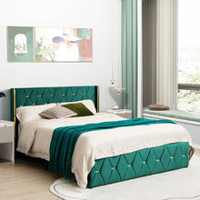 Load image into Gallery viewer, Queen/Full Size Bed Frame with Adjustable Headboard-Queen Size
