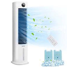 Load image into Gallery viewer, 42 Inch 3-in-1 Portable Evaporative Air Cooler Tower Fan with 9H Timer Remote-White

