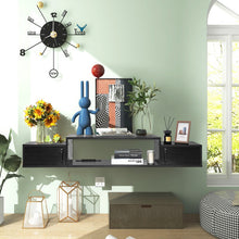 Load image into Gallery viewer, 55 Inches Floating TV Stand with Power Outlet-Black
