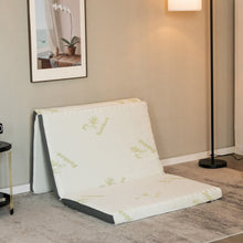 Load image into Gallery viewer, Queen 3 Inch Tri-fold Memory Foam Floor Mattress Topper Portable with Carrying Bag-S
