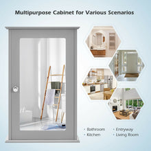 Load image into Gallery viewer, Bathroom Wall Cabinet with Single Mirror Door-Gray
