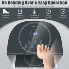 Load image into Gallery viewer, Foot Spa Bath Massager with 3-Angle Shower and Motorized Rollers-Gray
