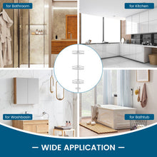 Load image into Gallery viewer, 4-Tier Tension Corner Shower Caddy for Bathroom
