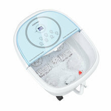 Load image into Gallery viewer, Foot Spa Bath Massager with 3-Angle Shower and Motorized Rollers-Blue
