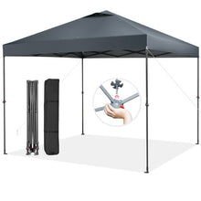 Load image into Gallery viewer, 10 x 10 Feet Foldable Outdoor Instant Pop-up Canopy with Carry Bag-Gray
