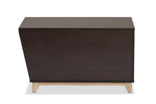 Load image into Gallery viewer, Baxton Studio Eckhart Modern and Contemporary Two-Tone Dark Brown and Oak Finished Wood Cat Litter Box Cover House
