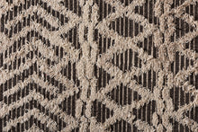 Load image into Gallery viewer, Baxton Studio Heino Modern and Contemporary Ivory and Charcoal Handwoven Wool Area Rug
