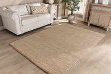 Load image into Gallery viewer, Baxton Studio Michigan Modern and Contemporary Natural Brown Handwoven Hemp Blend Area Rug
