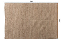 Load image into Gallery viewer, Baxton Studio Michigan Modern and Contemporary Natural Brown Handwoven Hemp Blend Area Rug
