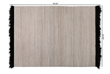 Load image into Gallery viewer, Baxton Studio Dalston Modern and Contemporary Beige and Black Handwoven Wool Blend Area Rug
