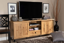 Load image into Gallery viewer, Baxton Studio Unna Modern and Contemporary Oak Brown Finished Wood 2-Door TV Stand
