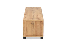 Load image into Gallery viewer, Baxton Studio Gerhardine Oak Brown Modern and Contemporary Finished Wood 3-Drawer TV Stand
