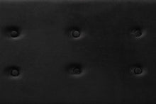 Load image into Gallery viewer, Baxton Studio Caine Modern and Contemporary Black Velvet Fabric Upholstered and Dark Brown Finished Wood Storage Bench
