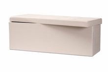 Load image into Gallery viewer, Baxton Studio Haide Modern and Contemporary Beige Fabric Upholstered Storage Ottoman
