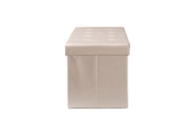 Load image into Gallery viewer, Baxton Studio Haide Modern and Contemporary Beige Fabric Upholstered Storage Ottoman
