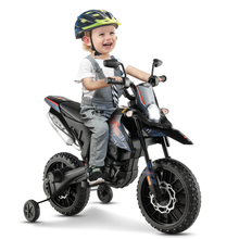 Load image into Gallery viewer, Aprilia Licensed Kids Ride On Motorcycle with 2 Training Wheels-Navy
