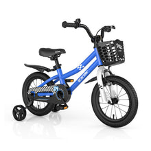 Load image into Gallery viewer, Kid's Bike with 2 Training Wheels for 3-5 Years Old-Navy
