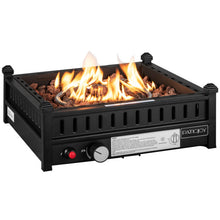 Load image into Gallery viewer, 16.5 Inch Tabletop Propane Fire Pit with Simple Ignition System-Black
