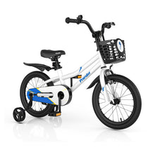 Load image into Gallery viewer, 16 Inch Kid's Bike with Removable Training Wheels-White

