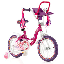 Load image into Gallery viewer, Kids Bike with Doll Seat and Removable Training Wheels-M
