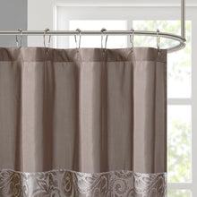 Load image into Gallery viewer, Madison Park Aubrey Polyester Jacquard Shower Curtain -72X72" MP70-224 By Olliix
