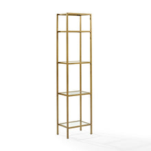Load image into Gallery viewer, Aimee Narrow Etagere Soft Gold
