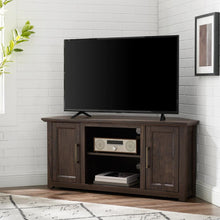 Load image into Gallery viewer, Camden 48" Corner Tv Stand Dark Walnut
