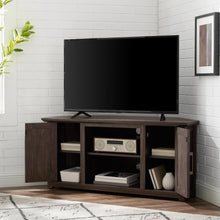 Load image into Gallery viewer, Camden 48" Corner Tv Stand Dark Walnut
