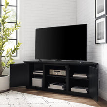 Load image into Gallery viewer, Camden 58" Corner Tv Stand Black
