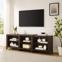 Load image into Gallery viewer, Ronin 69" Low Profile Tv Stand Dark Walnut
