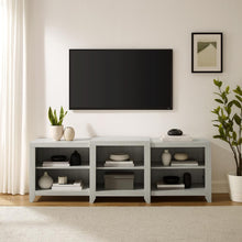 Load image into Gallery viewer, Ronin 69" Low Profile Tv Stand Whitewash
