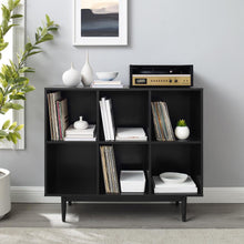 Load image into Gallery viewer, Liam 6 Cube Bookcase Black
