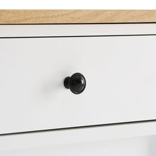 Load image into Gallery viewer, Laurel Kitchen Island/Cart White/Natural
