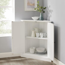Load image into Gallery viewer, Shoreline Stackable Corner Pantry White
