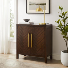 Load image into Gallery viewer, Darcy Accent Cabinet Dark Brown
