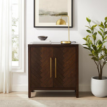Load image into Gallery viewer, Darcy Accent Cabinet Dark Brown
