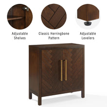 Load image into Gallery viewer, Darcy Accent Cabinet Dark Brown
