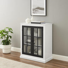 Load image into Gallery viewer, Cecily Stackable Storage Pantry White/Matte Black
