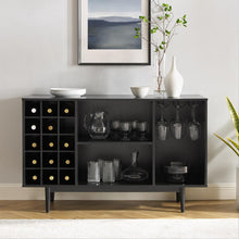 Load image into Gallery viewer, Liam Wine Storage Sideboard Black
