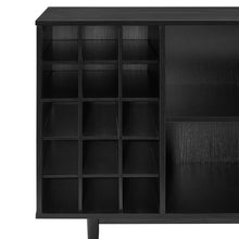 Load image into Gallery viewer, Liam Wine Storage Sideboard Black
