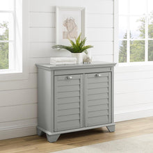Load image into Gallery viewer, Lydia Linen Hamper Gray
