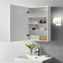 Load image into Gallery viewer, Savannah Mirrored Wall Cabinet White
